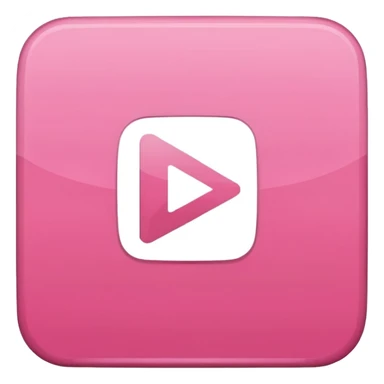 mix pink square youtube logo sticker