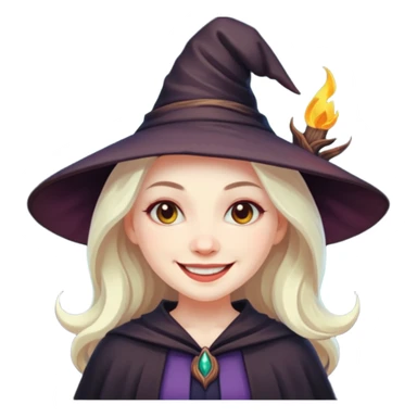 Witch smile sticker