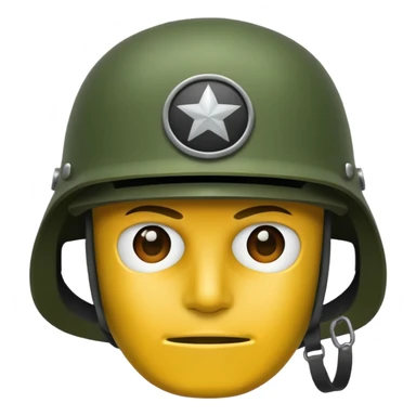 army soldier helmet REMOVE STAR sticker