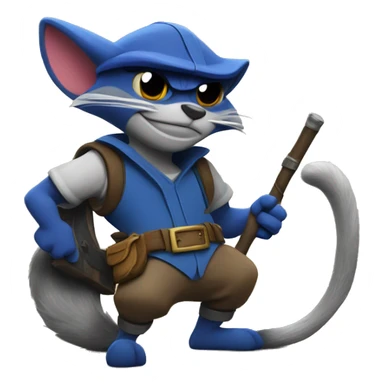 sly Cooper sticker