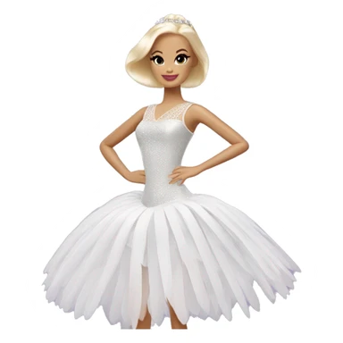 barbie swan lake  sticker