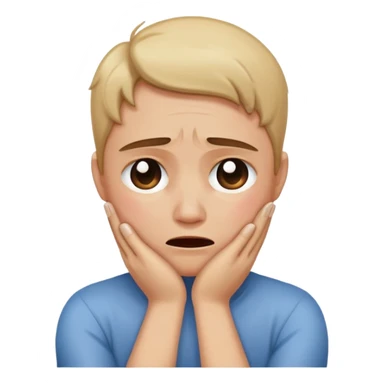 arms crossed holding neck crying sticker