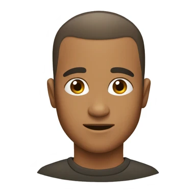 Buzz cut brun guy sticker