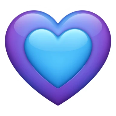 Blue Purple Heart sticker