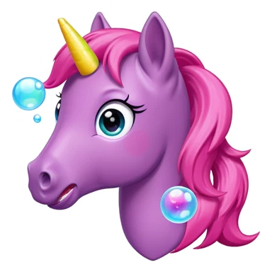 My little pony horse with chewing gum sticker