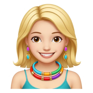 A girl wearing bangles sticker