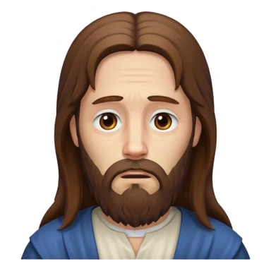 SAD jesus emoji sticker