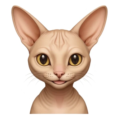 sphinx cat smiling sticker