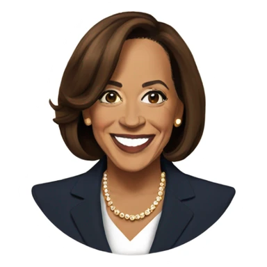 Kamala Harris merry Christmas  sticker