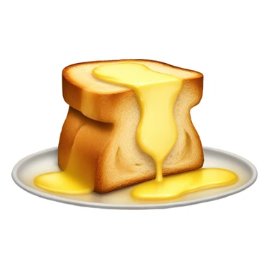 Toast with butter sticker