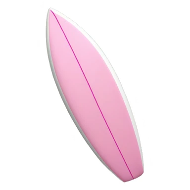 Pink and white surf board sticker