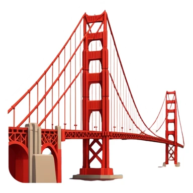 golden gate bridge sticker
