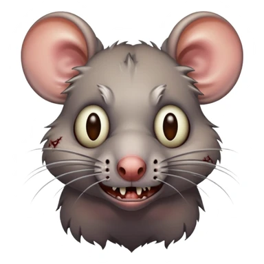 Zombie rat sticker