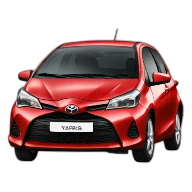 Toyota Yaris sticker