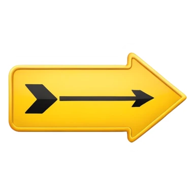 yellow sign in full direction sticker