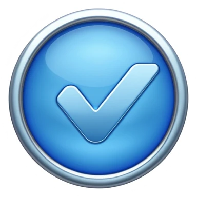 A blue Verified sign  sticker