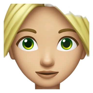 Una persona de pelo lacio y largo de piel morena y color de ojos verdes jugando en un playstation 4 sticker