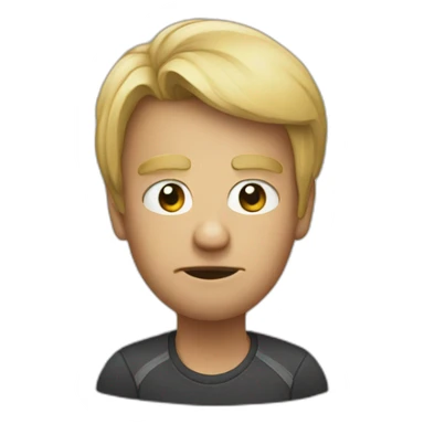 bad poker face sticker