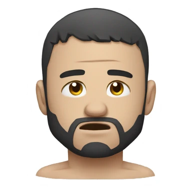 mma fighter holding his head in pain sticker