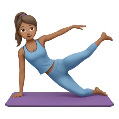 Mat pilates sticker