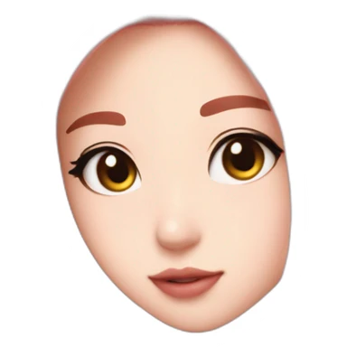 rosé from blackpink side eyeing sticker