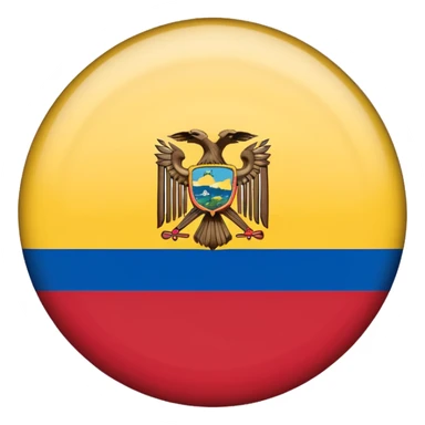 Bandera de colombia circular sticker