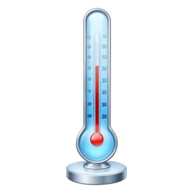 cold ice thermometer sticker