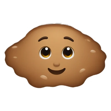 Brown puddle  sticker