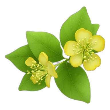 Linden flower sticker