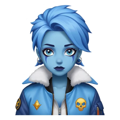 Jinx from Arcane sticker