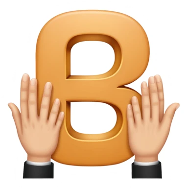 Make the letter S with hands

 sticker