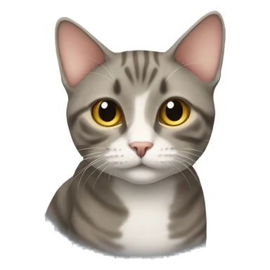 American short hair cat sticker