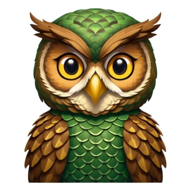 gufo e serpente sticker