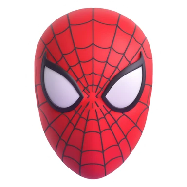 spiderman head sticker