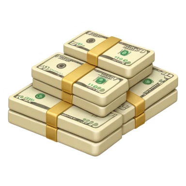 plain ivory money sticker