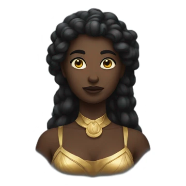 Goddess of the night sticker