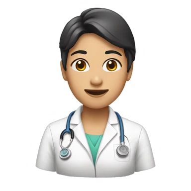 enfermera morena sticker