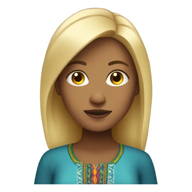 Peruvian women with blonde hair and or sticker