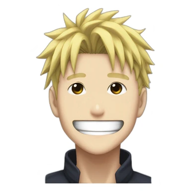 Itadori from jujutsu kaisen  angy sticker