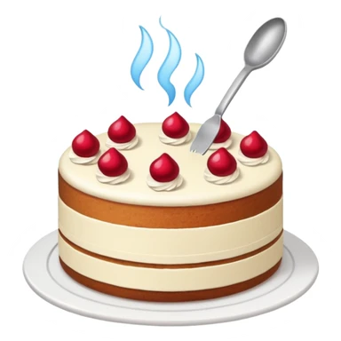 the process of cooking cake sticker