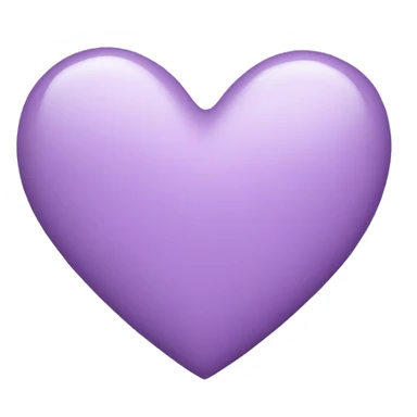 Light Purple Heart with stars  sticker