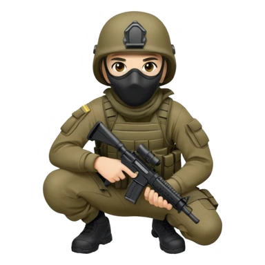 soldier-crouching-with-tactical-mask sticker