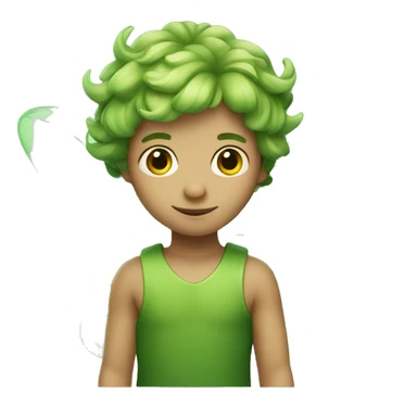 Little Green Fairy Male sticker