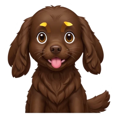 Boykin spaniel blowing kiss  sticker