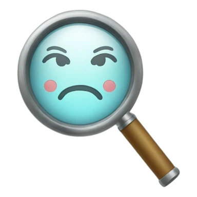 Magnifying glass that gives advice sticker