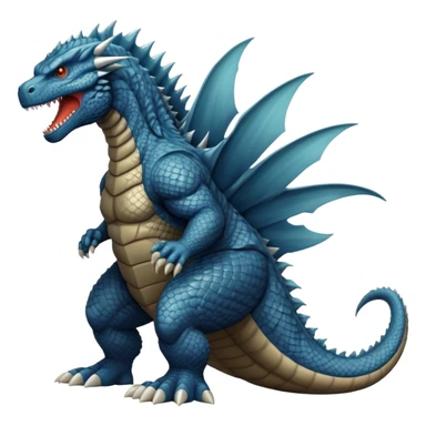 Godzilla with gyat sticker