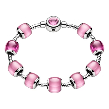 Pulsera pandora rosa sticker