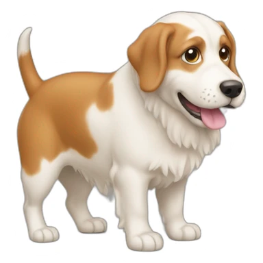 Bobtail with really big bone sticker