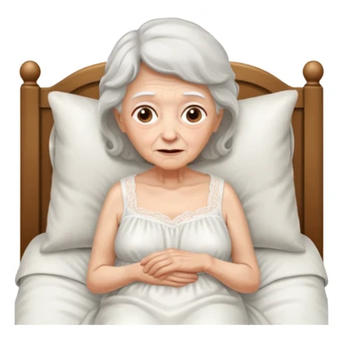 The grandmother in the fairy tale Little Red Riding Hood sticker