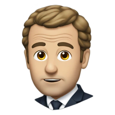 Macron qui fume  sticker